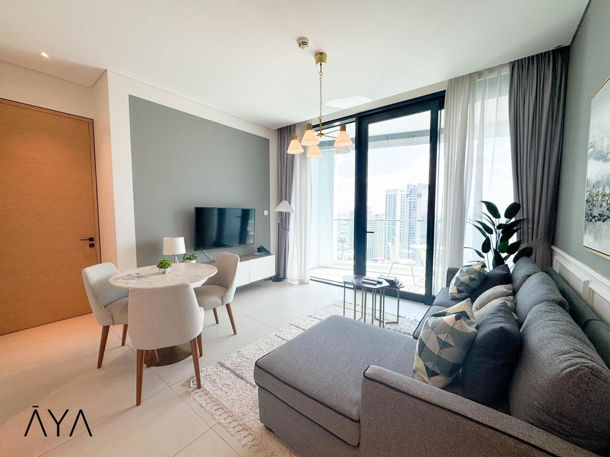 Jumeirah Gate Tower 1 - Stylish Apartment With Pool & City Views Dubai Esterno foto